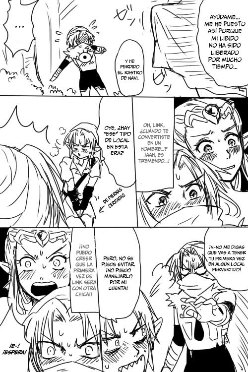 [Wasabi] Link to Zelda ga Jun Ai Ecchi suru Manga (The Legend Of Zelda) [Spanish] =Mr.MPD= [わさび] リンクとゼルダが純愛えっちする漫画 (ゼルダの伝説) [スペイン翻訳]