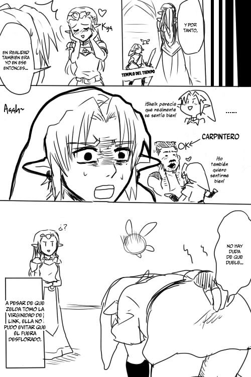[Wasabi] Link to Zelda ga Jun Ai Ecchi suru Manga (The Legend Of Zelda) [Spanish] =Mr.MPD= [わさび] リンクとゼルダが純愛えっちする漫画 (ゼルダの伝説) [スペイン翻訳]