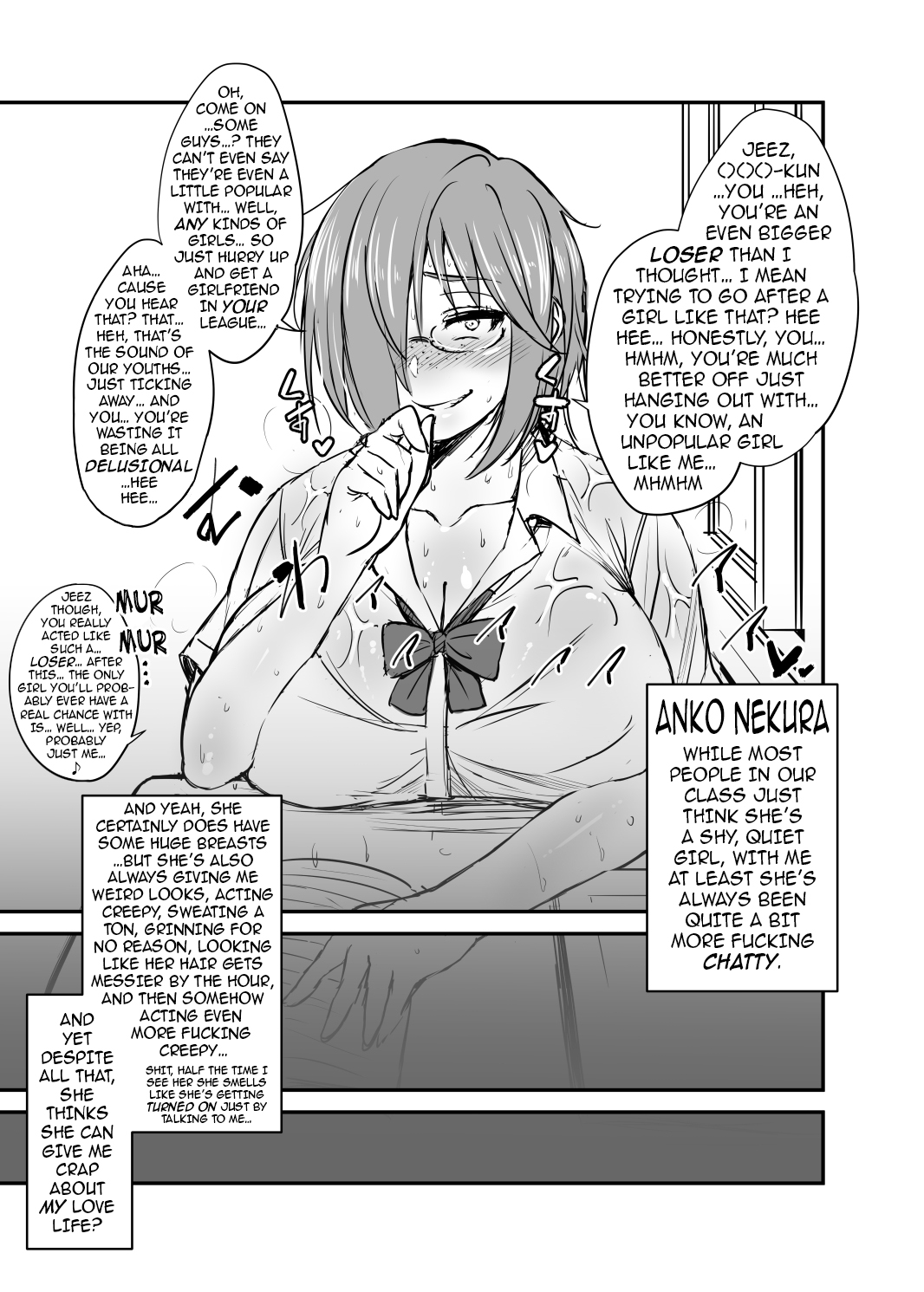 [Korotsuke] Nekura Megane ♀ | The Creepy Glasses Girl [English] [Ongoing] {darknight} [コロツケ] 根暗眼鏡♀ [英語] [進行中]
