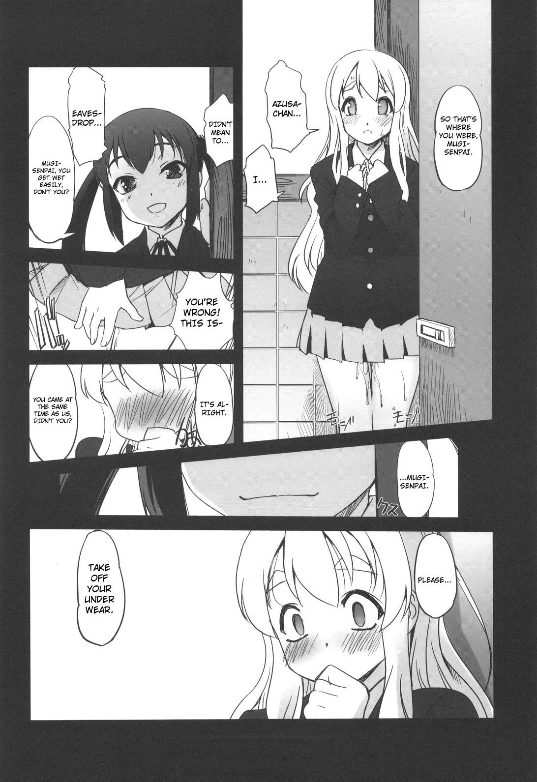 (C76) [G-Power! (Sasayuki)] Cat Ears And A Restroom And The Club Room After School (K-ON) [ENG] (C76) [G-Power! (SASAYUKi)] ネコミミとトイレと放課後の部室 (けいおん!) [英訳]