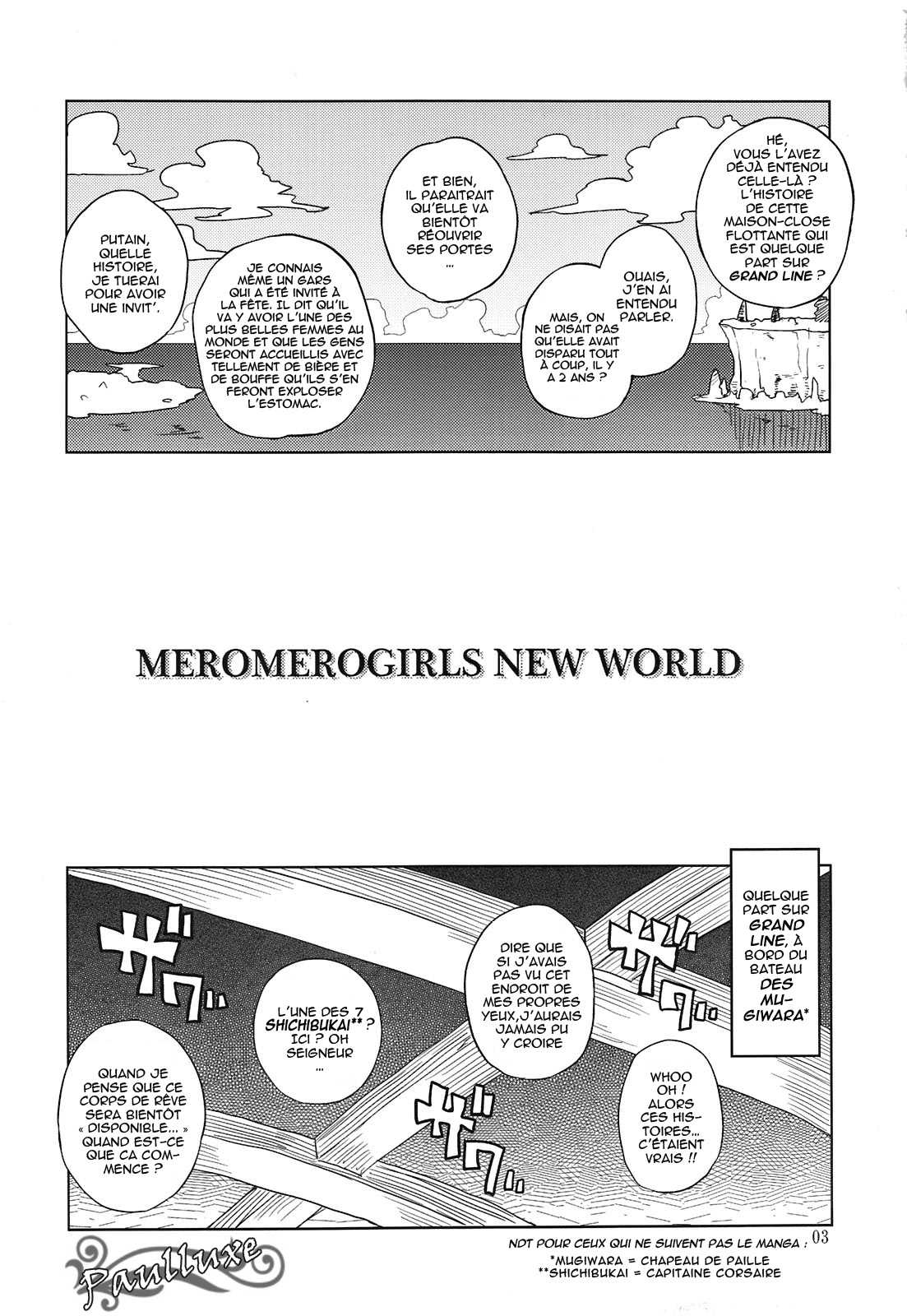 (C81) [Choujikuu Yousai Kachuusha (Denki Shougun)] MEROMERO GIRLS NEW WORLD [FRENCH] 