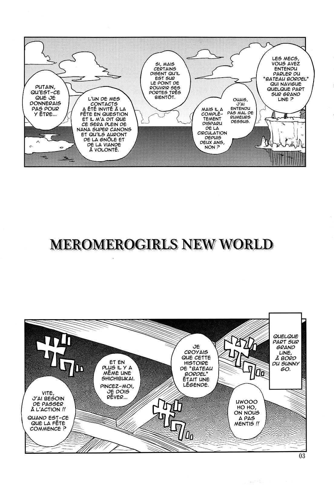 [Choujikuu Yousai Kachuusha (Denki Shougun)] MEROMERO GIRLS NEW WORLD -- FRENCH -- Hentai-kun 