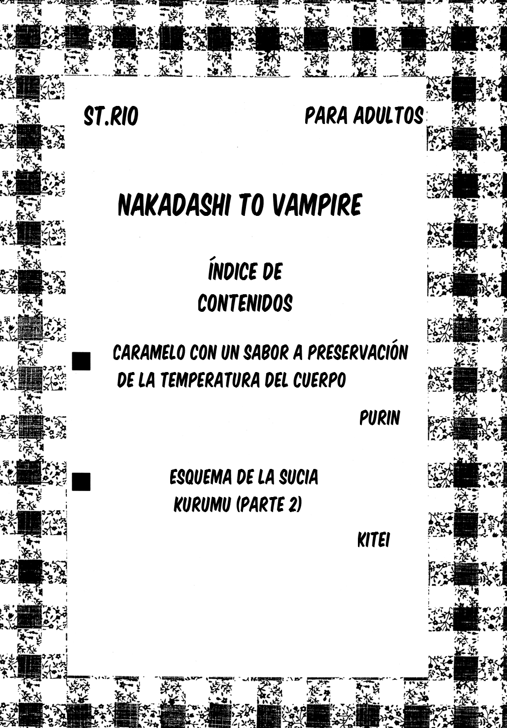 [St.Rio] Nakadashi a Vampire 2 (Rosario + Vampire)(ESPAÑOL/SPANISH) [NTINFS] [聖 リオ] ナカダシ と バンパイア 2 (ロザリオ と バンパイア) [英 訳]
