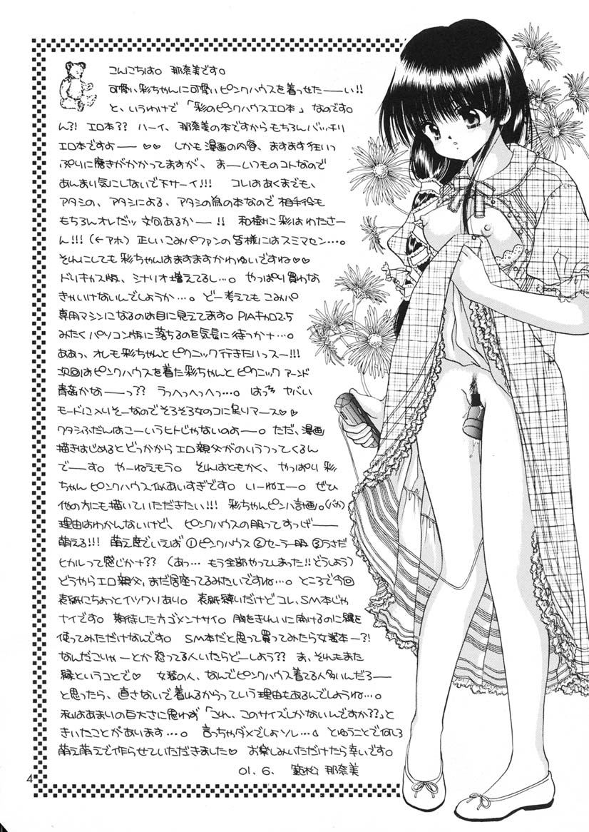(C60) [Himitsu Shoten (Norimatsu Nanami)] Sai no Pink House Hon (Comic Party) (C60) [ひみつ書店 (範松那奈美)] 彩のピンクハウスエロ本 (こみっくパーティー)