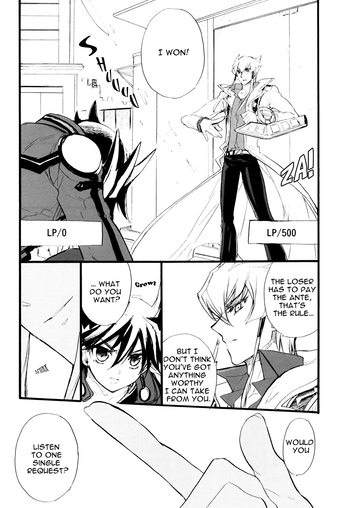 (SPARK3) [Rapan (Himuro Shizuku)] Sailor Fuku to Duel King (Yu-Gi-Oh! 5D's) [English] [utopia-doujinshi] (SPARK3) [羅盤 (氷室雫)] セーラー服とデュエルキング (遊☆戯☆王!5D's) [英訳]