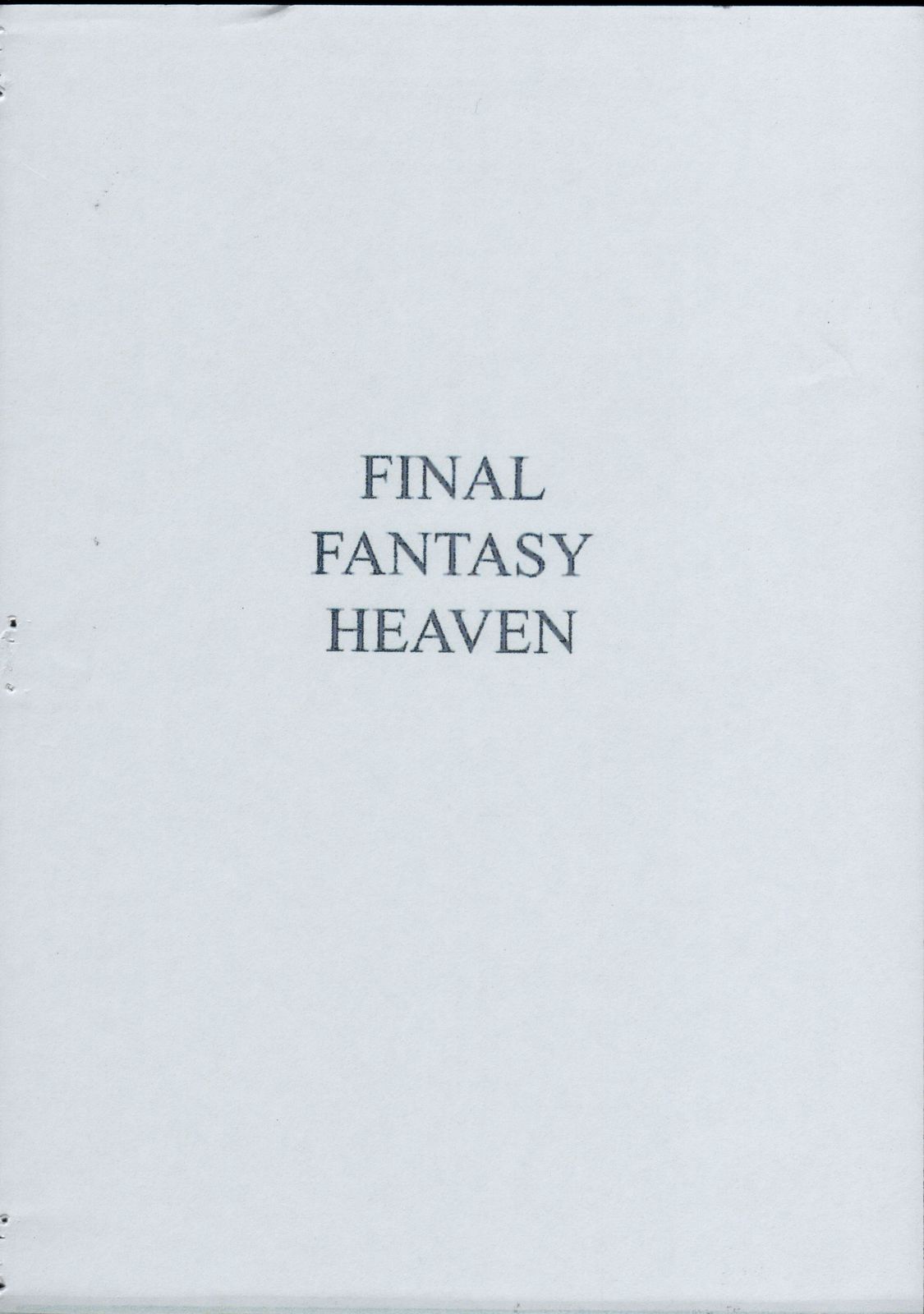 [Final Fantasy 7] Final Fantasy Heaven 2 (Purizun) [プリズン] Final Fantasy Heaven Vol. 02