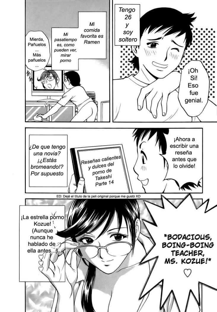 [Hidemaru] Mo-Retsu! Boin Sensei (Boing Boing Teacher) Vol.1 Ch.1 [Spanish] [英丸] モーレツ！ボイン先生 第1巻 章1 [スペイン翻訳]