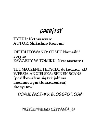 [Shikishiro Konomi] Netoraserare Ch. 1 (Namaiki! 2013-10)  [Polish] [D-xD] [色白好] ネトラセラレ 第1話 (ナマイキッ！ 2013年10月号) [ポーランド翻訳]