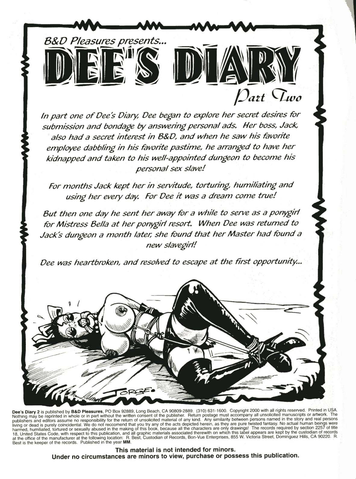[Jorge] Dee's Diary - Part #2 [English] 