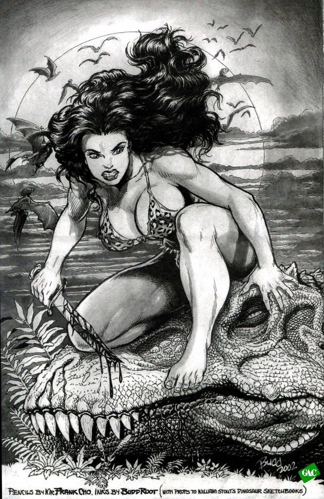 Cavewoman - prehistoric pinup 3 
